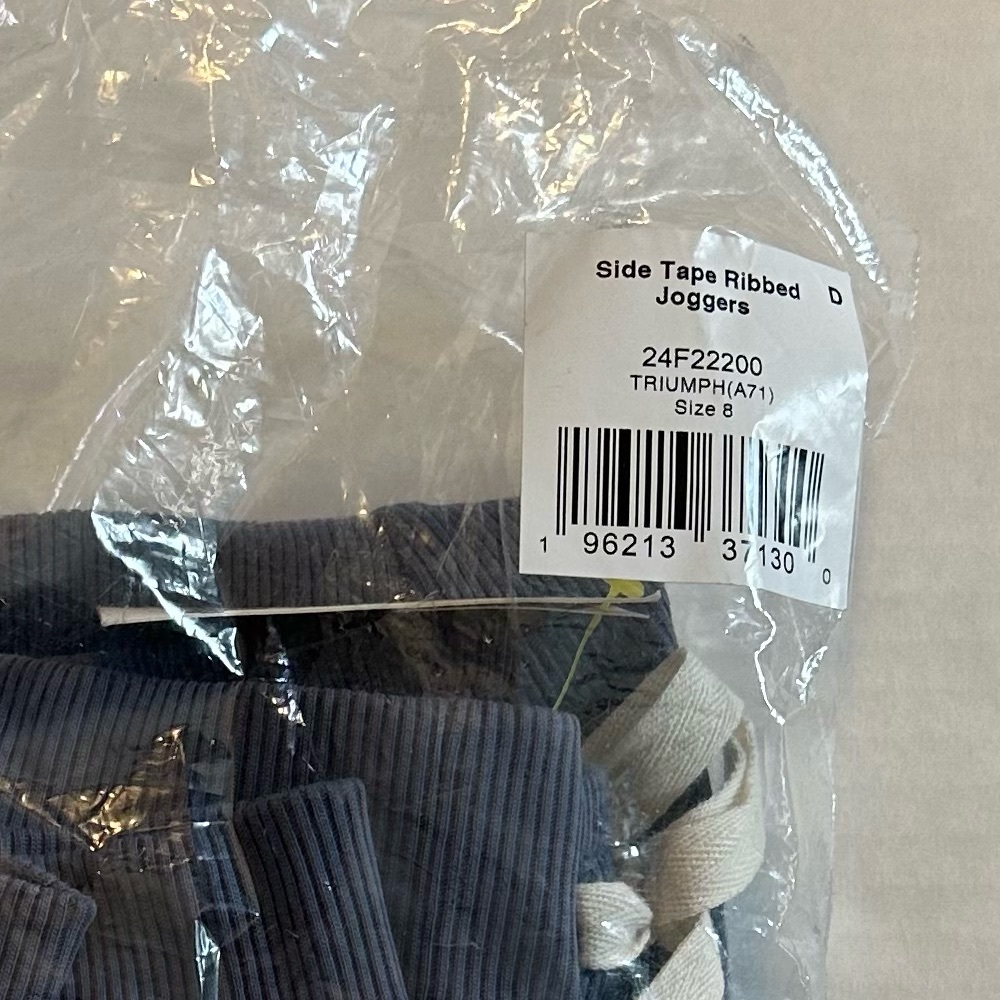 NWT/NIB Tea Collection Side Tape Ribbed Joggers - Picture 3 of 3